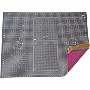 garmisch 雙色專業切割墊-90x120cmx3mm (咖啡色+粉紅色) | CM90120-2F | 加米修有限公司 Self-Healing Cutting Mat