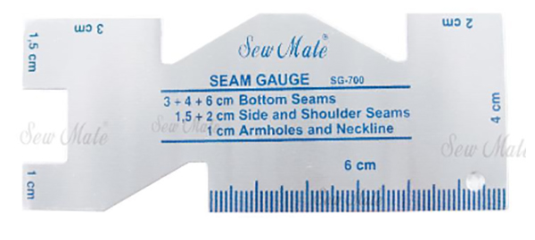 SG-700 提供1cm、1.5cm、2cm、3cm、4cm及5cm縫份.