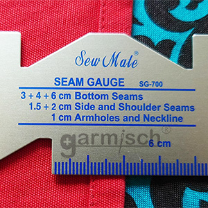 Sew Mate SG-700 方便各種縫份之測量與記號使用.