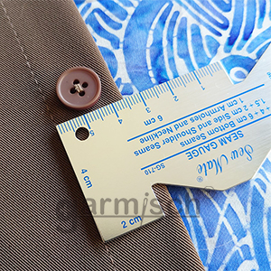 Sew Mate SG-710 多功能可熨燙縫份尺, 方便尺寸測量與校正.