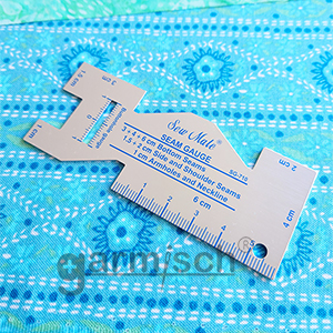 Sew Mate SG-710 是洋裁、拼布、縫紉與編織縫份測量最佳量尺.