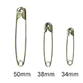 Sew Mate NS008 安全別針-34+38+50mm(50入裝 | Basting Safety Pins