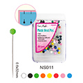 Sew Mate NS011 手藝短珠針-0.6x32mm(80入) | Plastic Head Pins