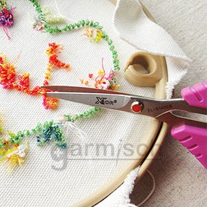 X'SOR 典雅繡花剪 EL-0140CB 是提升刺繡等細緻手工藝的最佳刺繡剪刀選擇.